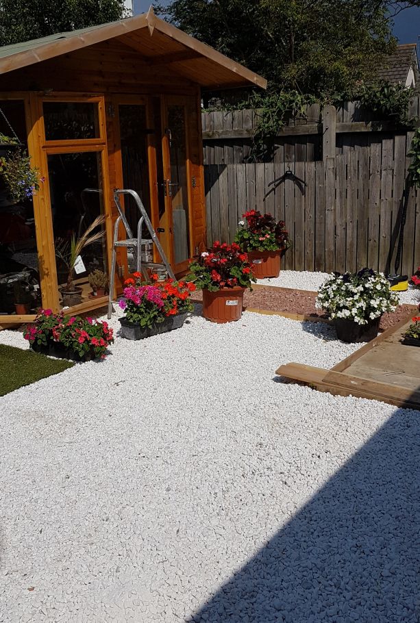 White Stone Landscape Ideas For Your Garden Decorative Aggregates 6549